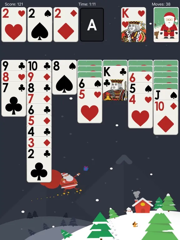 Zrzuty ekranu Klondike Solitaire: Christmas iPad 