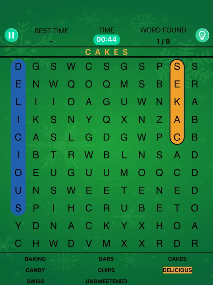 Скриншоты Word Search: Christmas - Prime Brain Game Find Target Letter iPad 