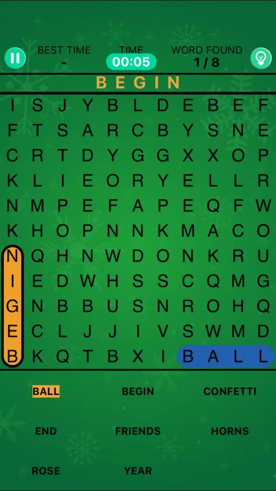 Скриншоты Word Search: Christmas - Prime Brain Game Find Target Letter