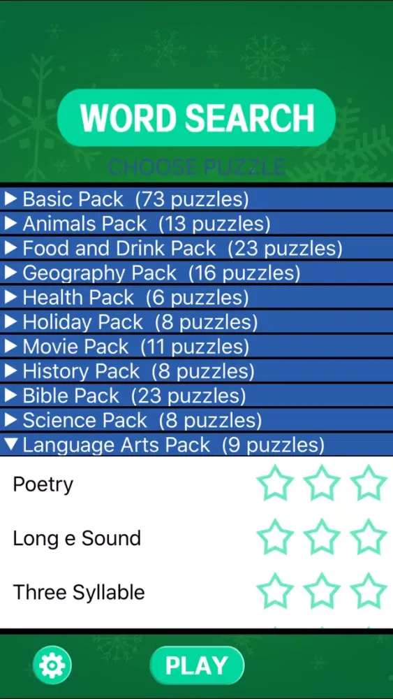 Скриншоты Word Search: Christmas - Prime Brain Game Find Target Letter