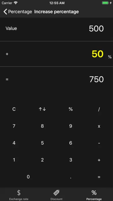 XRP Calculator Screenshots