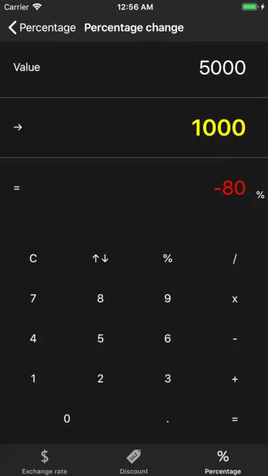 XRP Calculator Screenshots