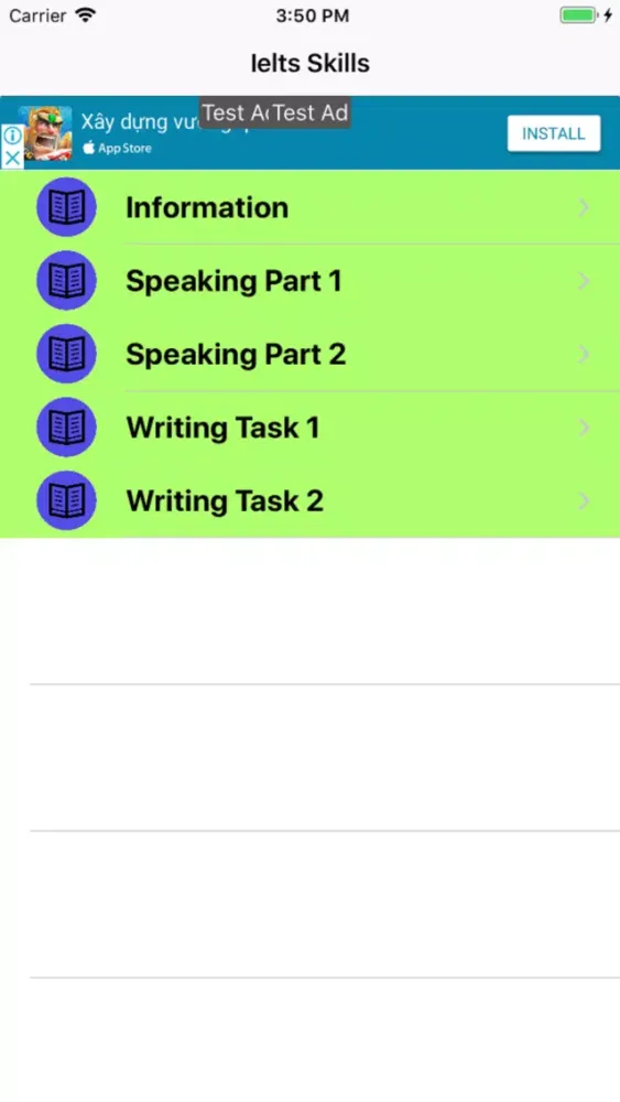 Ielts Skill Speaking - Writing 스크린샷