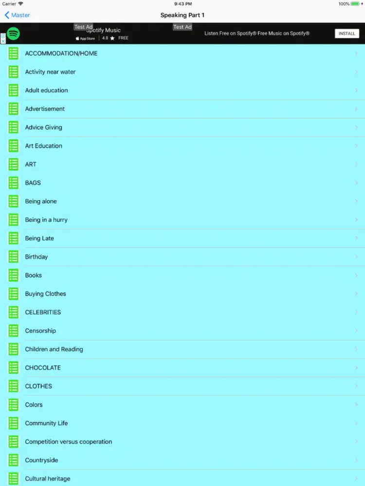 ภาพหน้าจอของ Ielts Exam Practice tips iPad 