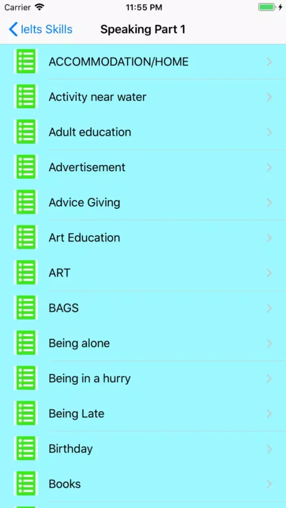 ภาพหน้าจอของ Ielts Exam Practice tips
