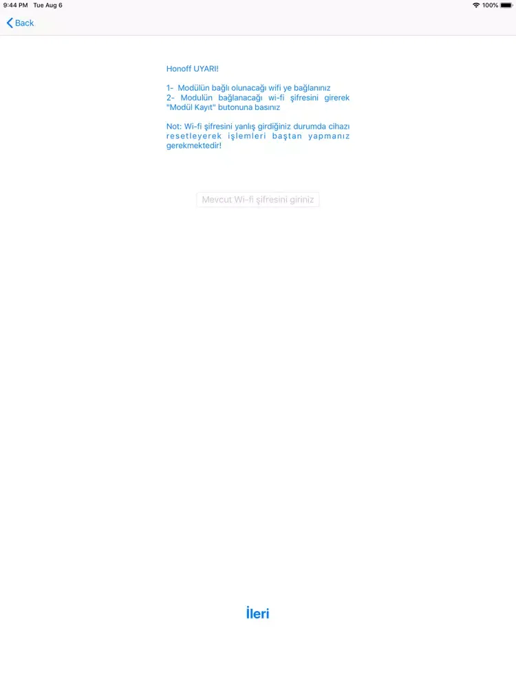 Скриншоты Naya-Honoff Akıllı Sistemler iPad 