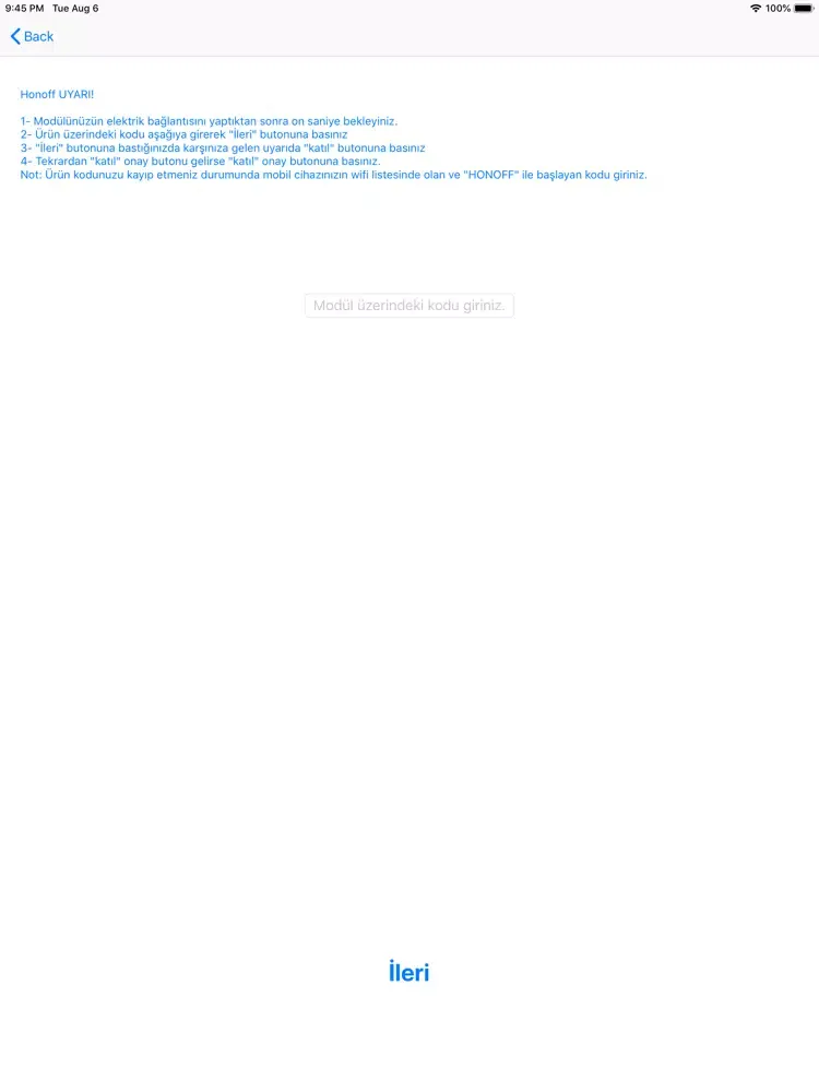 Скриншоты Naya-Honoff Akıllı Sistemler iPad 