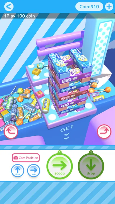 Capturas de tela do Sweet Claw Machine