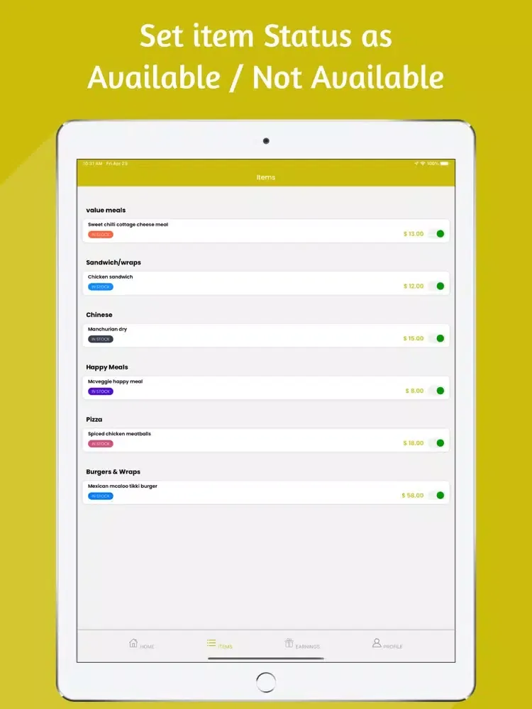 Honu Store iPad  Ekran Görüntüleri