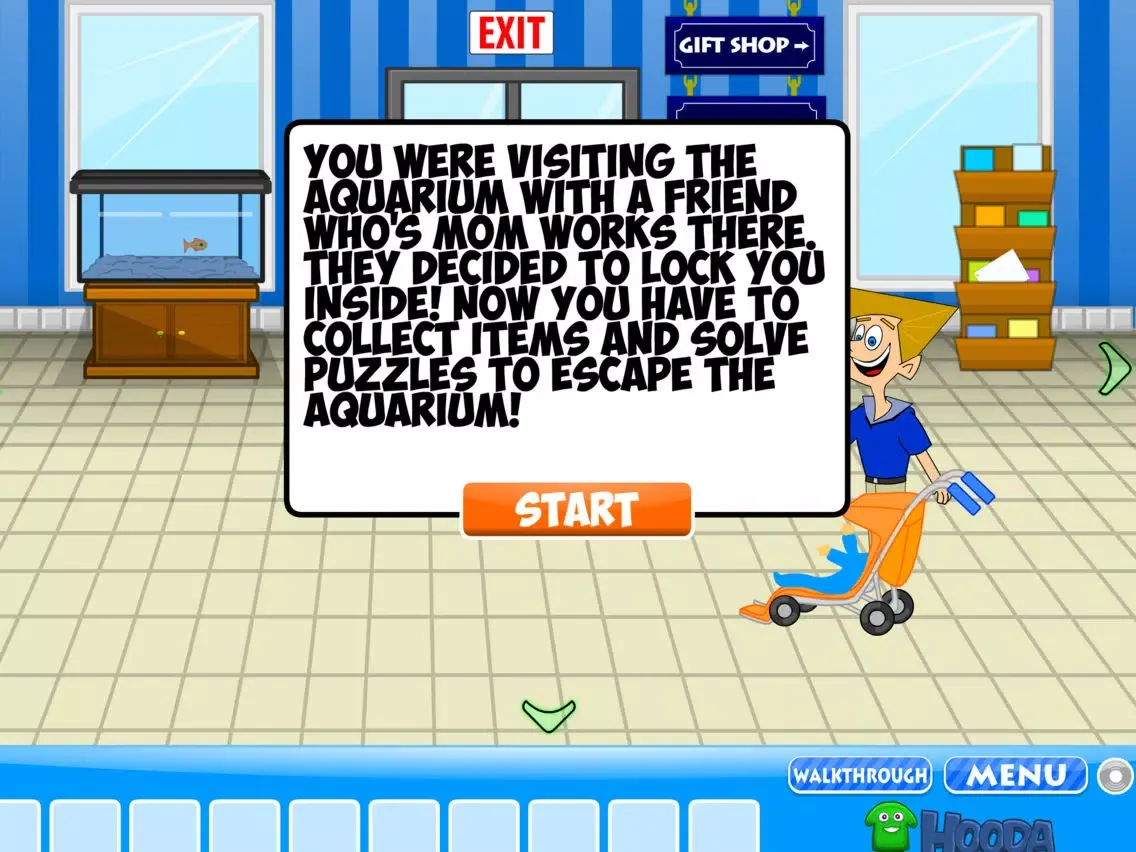 تصاویر Hooda Escape Aquarium iPad 