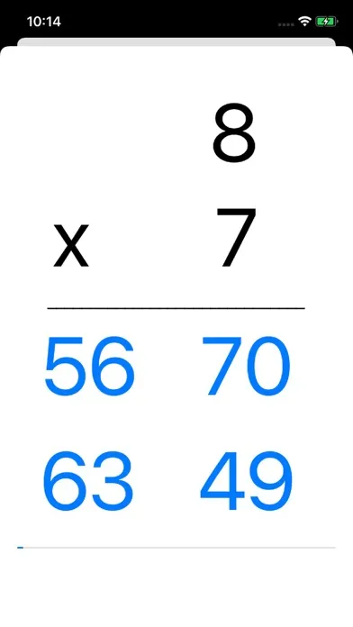 Multiplication Flash Cards Screenshots