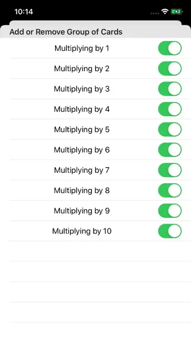 Multiplication Flash Cards Screenshots