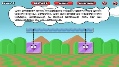 Tangkapan layar Purple Invaders