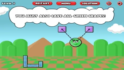Tangkapan layar Purple Invaders