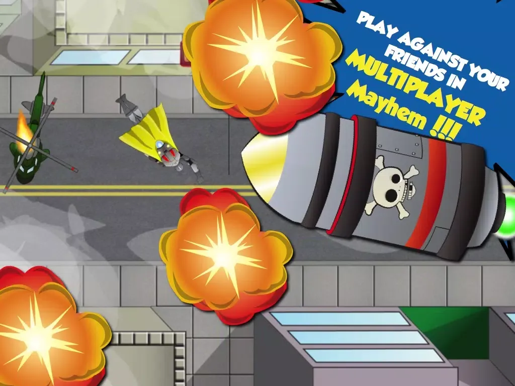 Flying Superheroes of Steel iPad  سکرین شاٹس