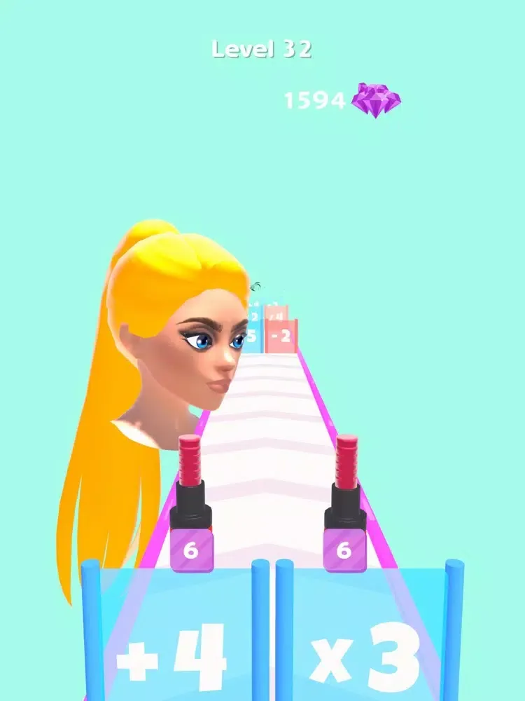 Capturas de tela do Lipstick Shuffle iPad 