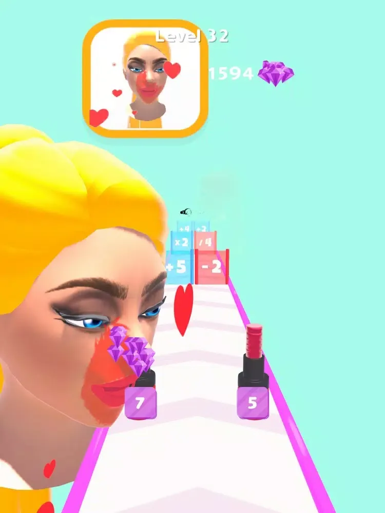 Capturas de tela do Lipstick Shuffle iPad 