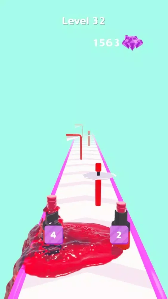 Capturas de tela do Lipstick Shuffle