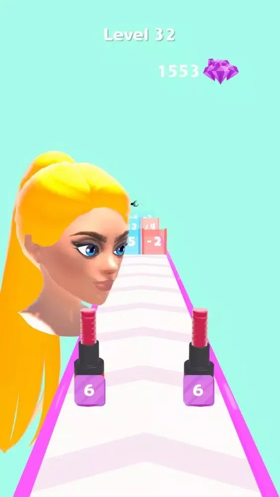 Capturas de tela do Lipstick Shuffle