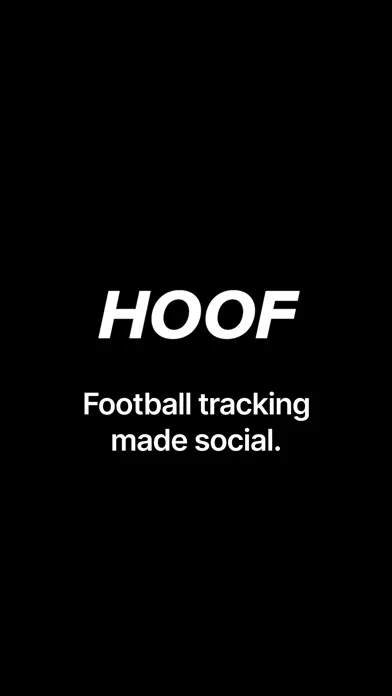 Hoof: Social Football tracking Screenshots