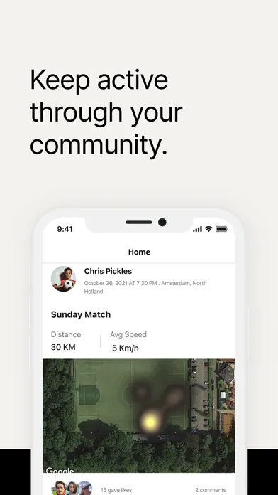 Hoof: Social Football tracking Screenshots