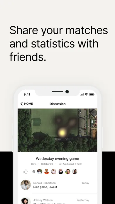 Hoof: Social Football tracking Screenshots