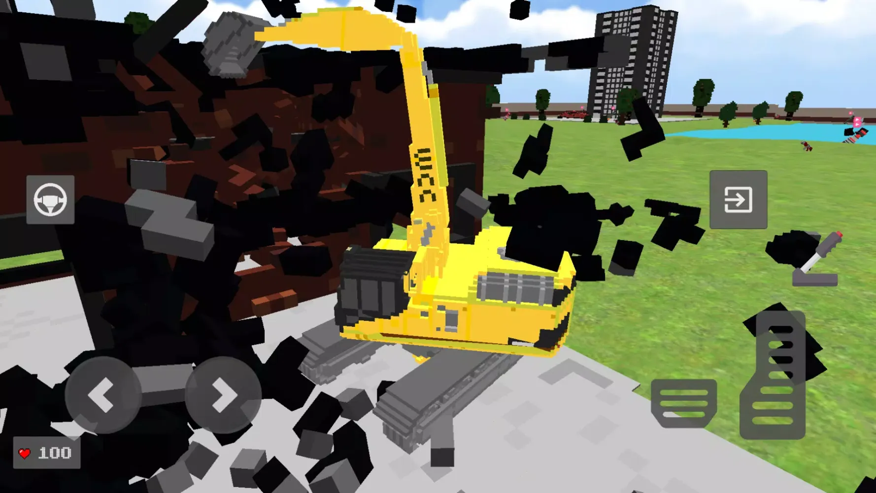Nextbots in Playground: Pixel Screenshots