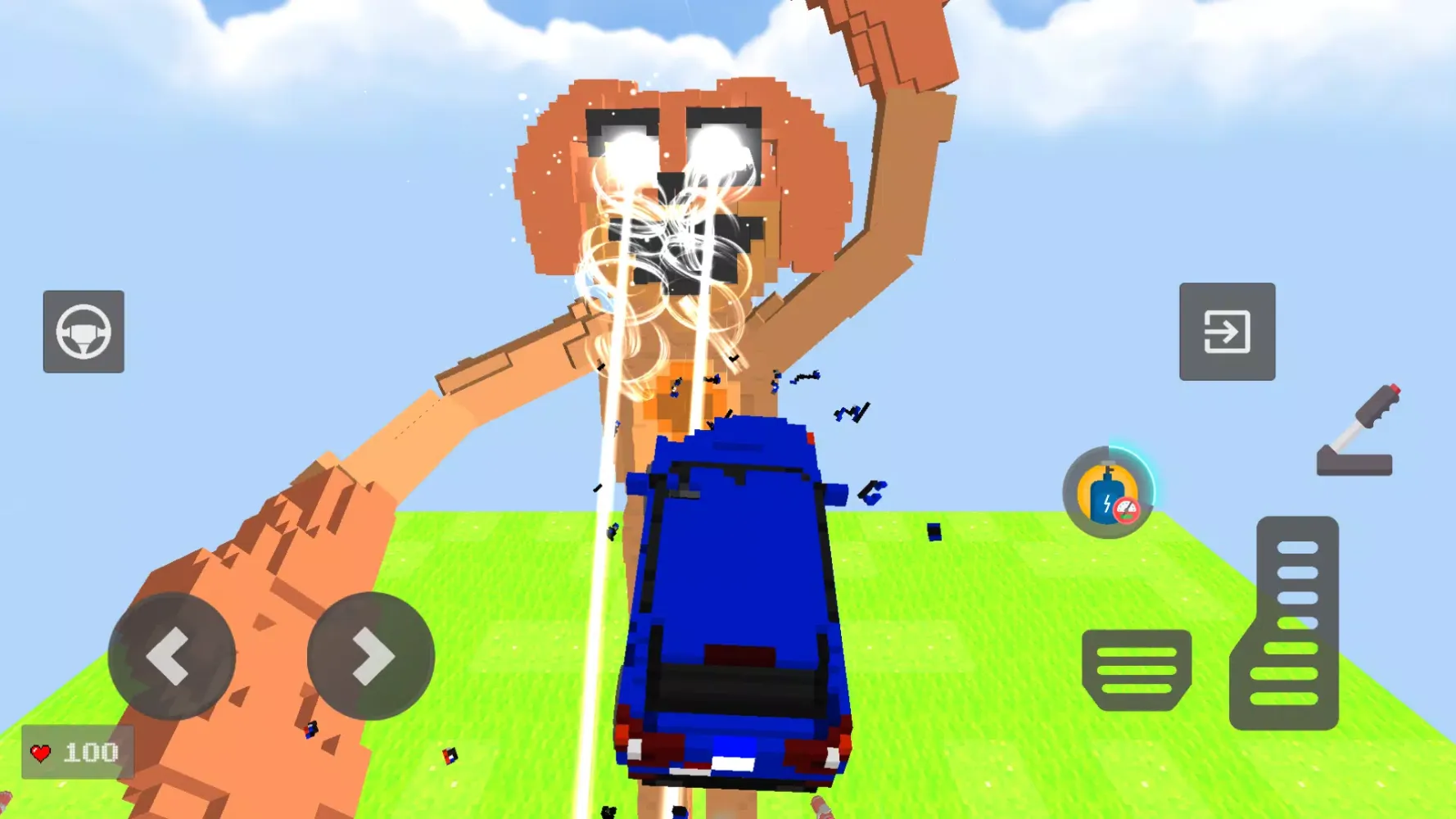 Nextbots in Playground: Pixel Screenshots