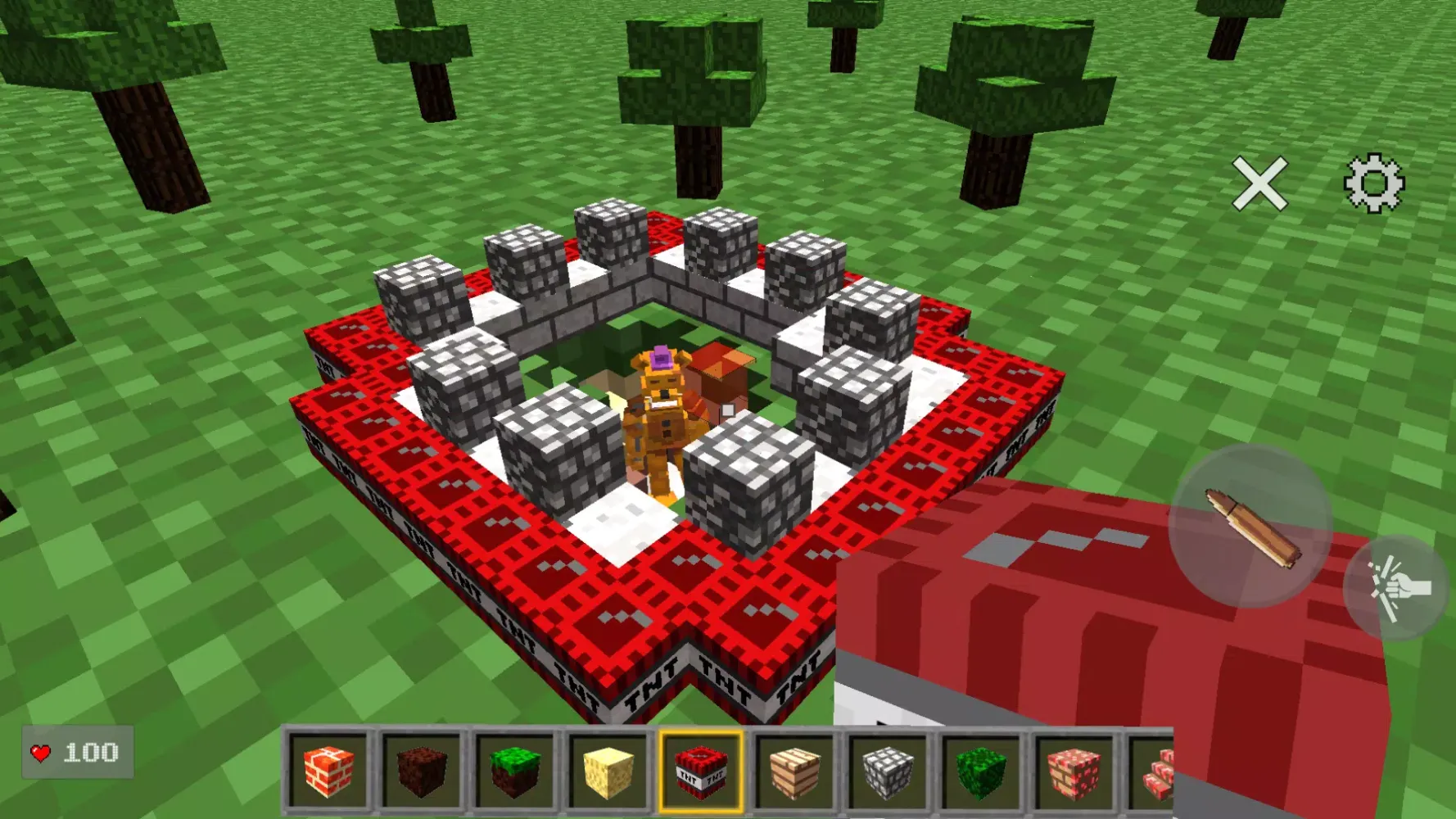 Nextbots in Playground: Pixel Screenshots
