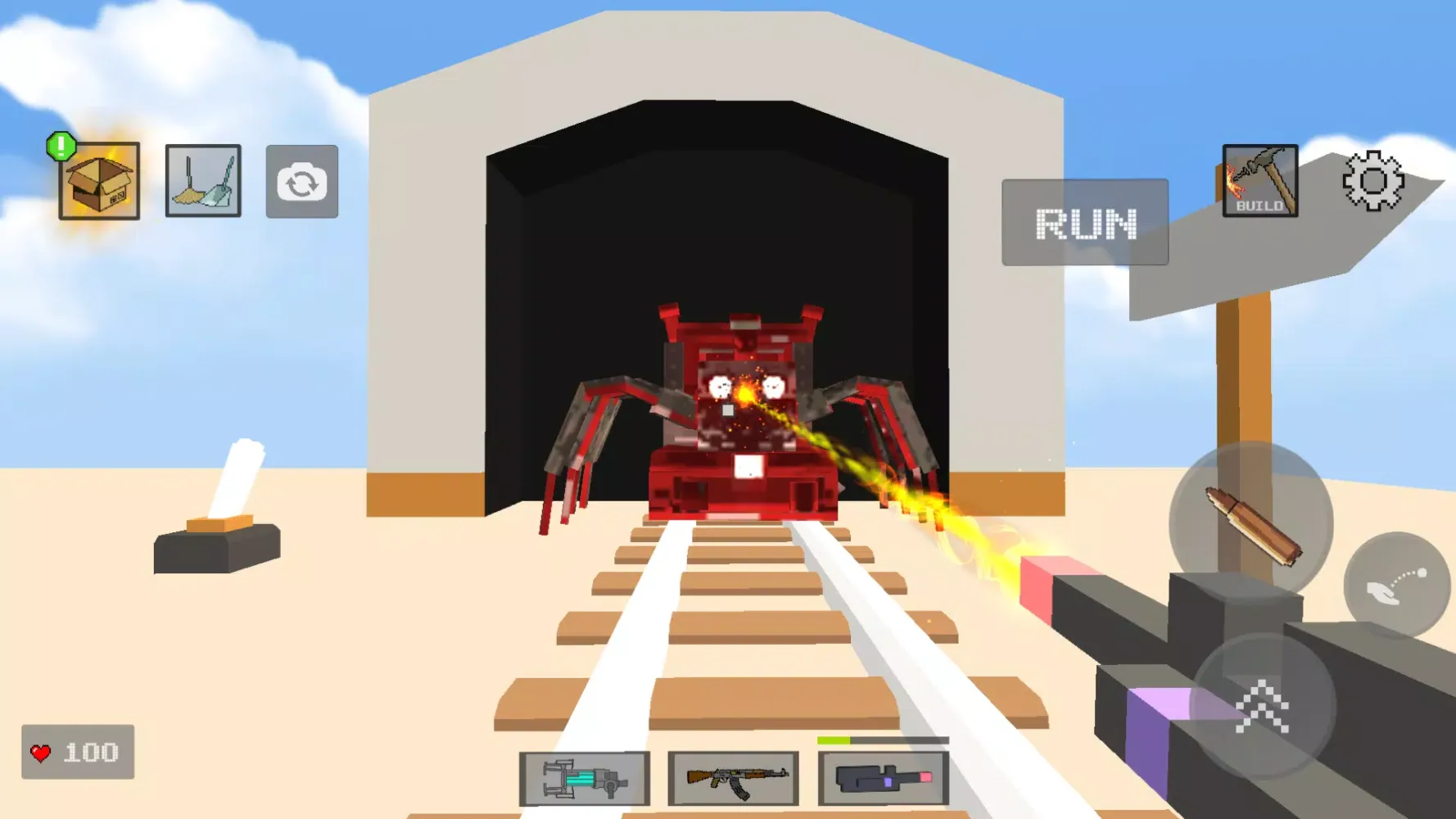 Nextbots in Playground: Pixel Screenshots