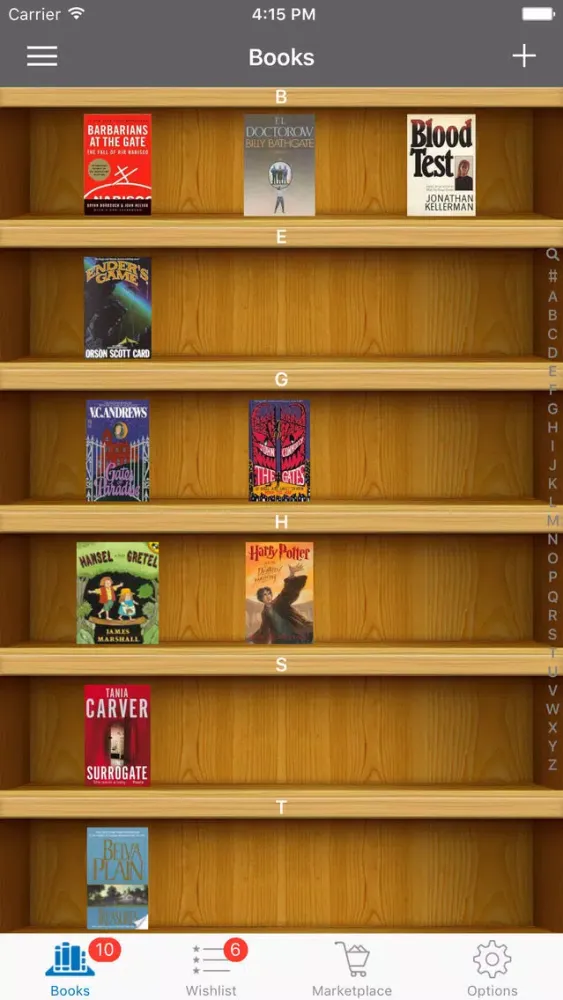 Captures d'écran de iCollect Books -- Bookshelf List Manager, Collector, Organizer & Inventory Database Buddy