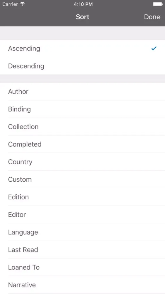 Captures d'écran de iCollect Books -- Bookshelf List Manager, Collector, Organizer & Inventory Database Buddy