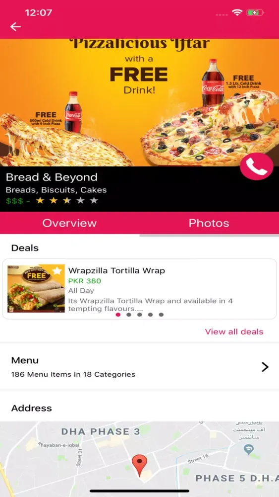 Tangkapan layar tossdown Restaurant Guide