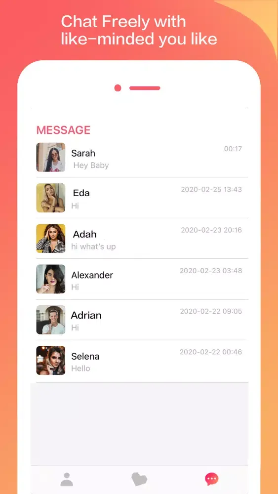 Seeking one night - dating app سکرین شاٹس
