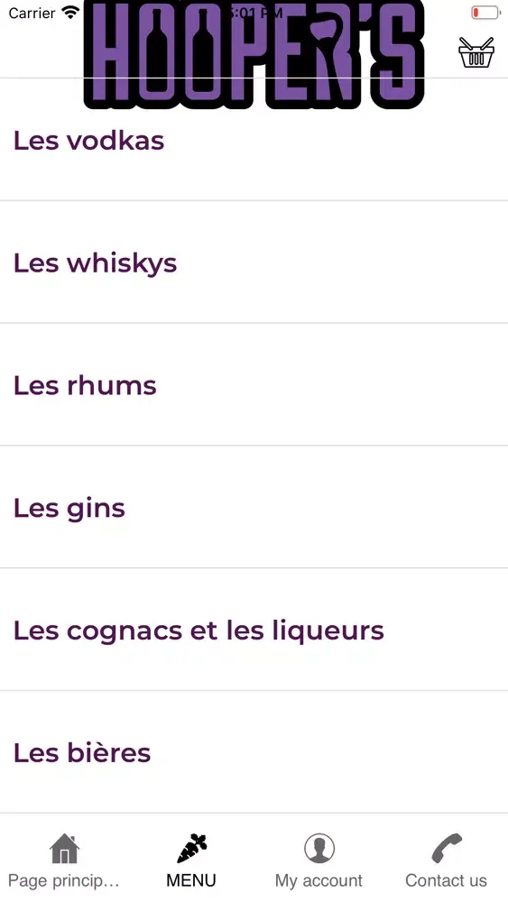 ภาพหน้าจอของ Hooper's - Livraison d'alcools