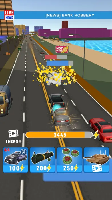 Capturas de tela do Hot Pursuit 3D