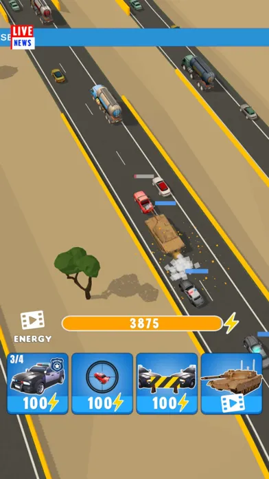 Capturas de tela do Hot Pursuit 3D