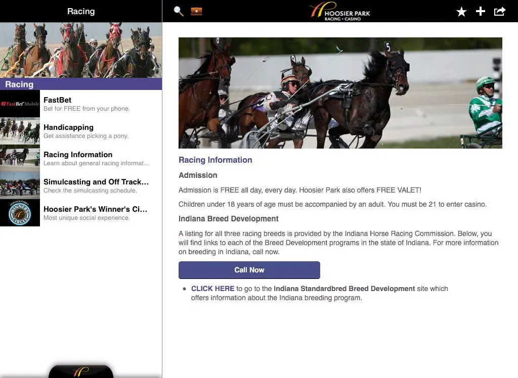 Captures d'écran de Hoosier Park Racing Casino iPad 