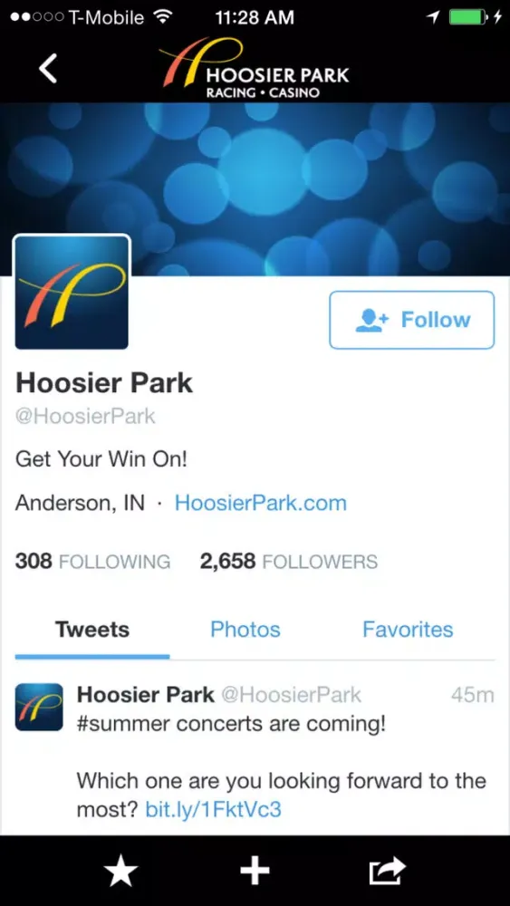 Captures d'écran de Hoosier Park Racing Casino