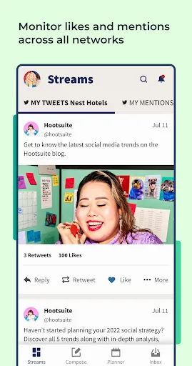 Hootsuite: Schedule Posts Screenshots
