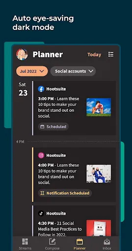 Hootsuite: Schedule Posts Screenshots