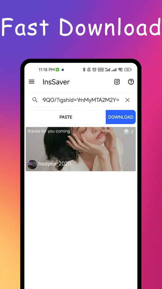 صور Instdown: Video Downloader