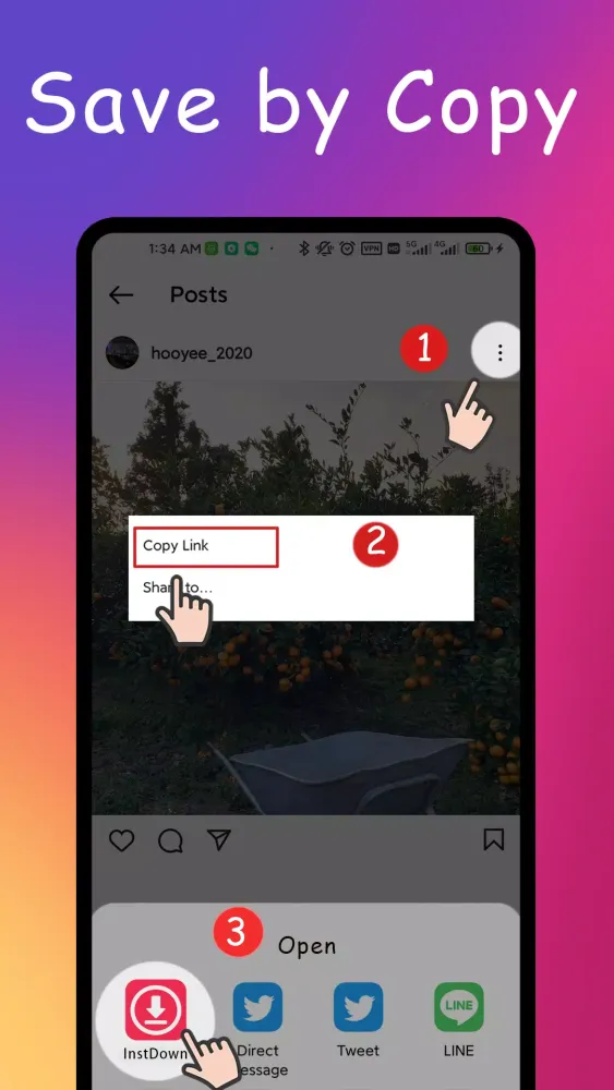 صور Instdown: Video Downloader