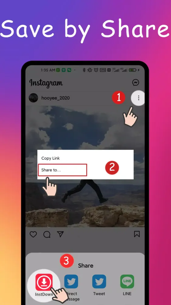 صور Instdown: Video Downloader