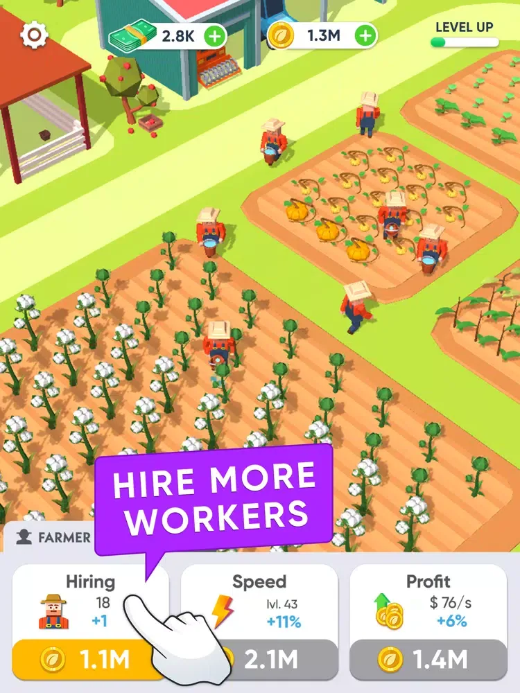 Idle Farming Tycoon 3D iPad  Screenshots