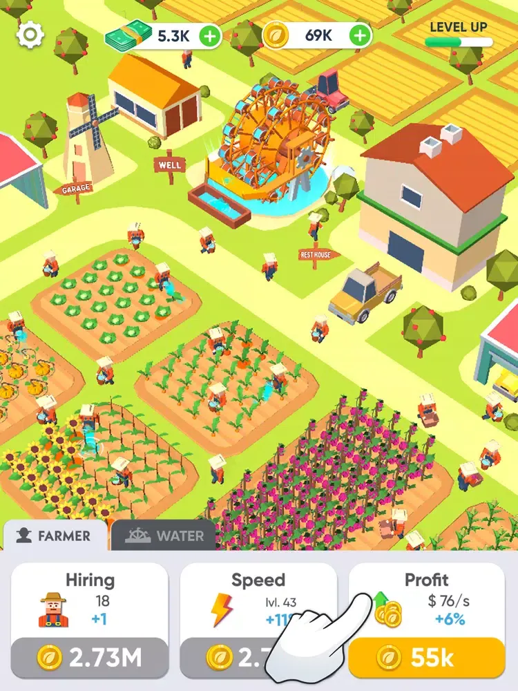 Idle Farming Tycoon 3D iPad  Screenshots