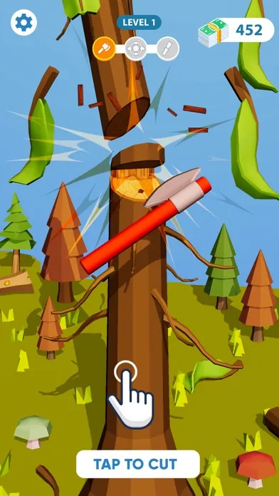 Screenshot di Lumberjack 3D: Be a Carpenter