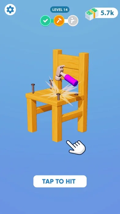 Screenshot di Lumberjack 3D: Be a Carpenter