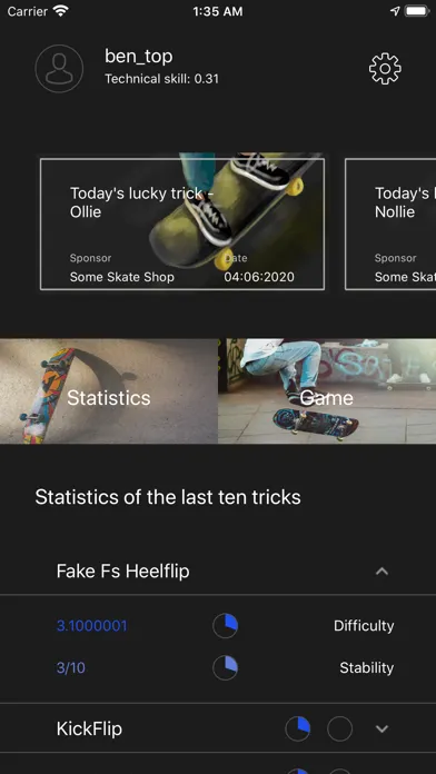 Wins - app for skate riders स्क्रीनशॉट