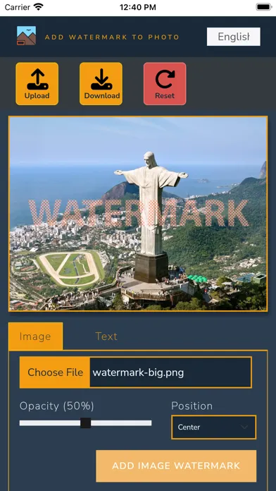 Add Watermark to Photo Screenshots